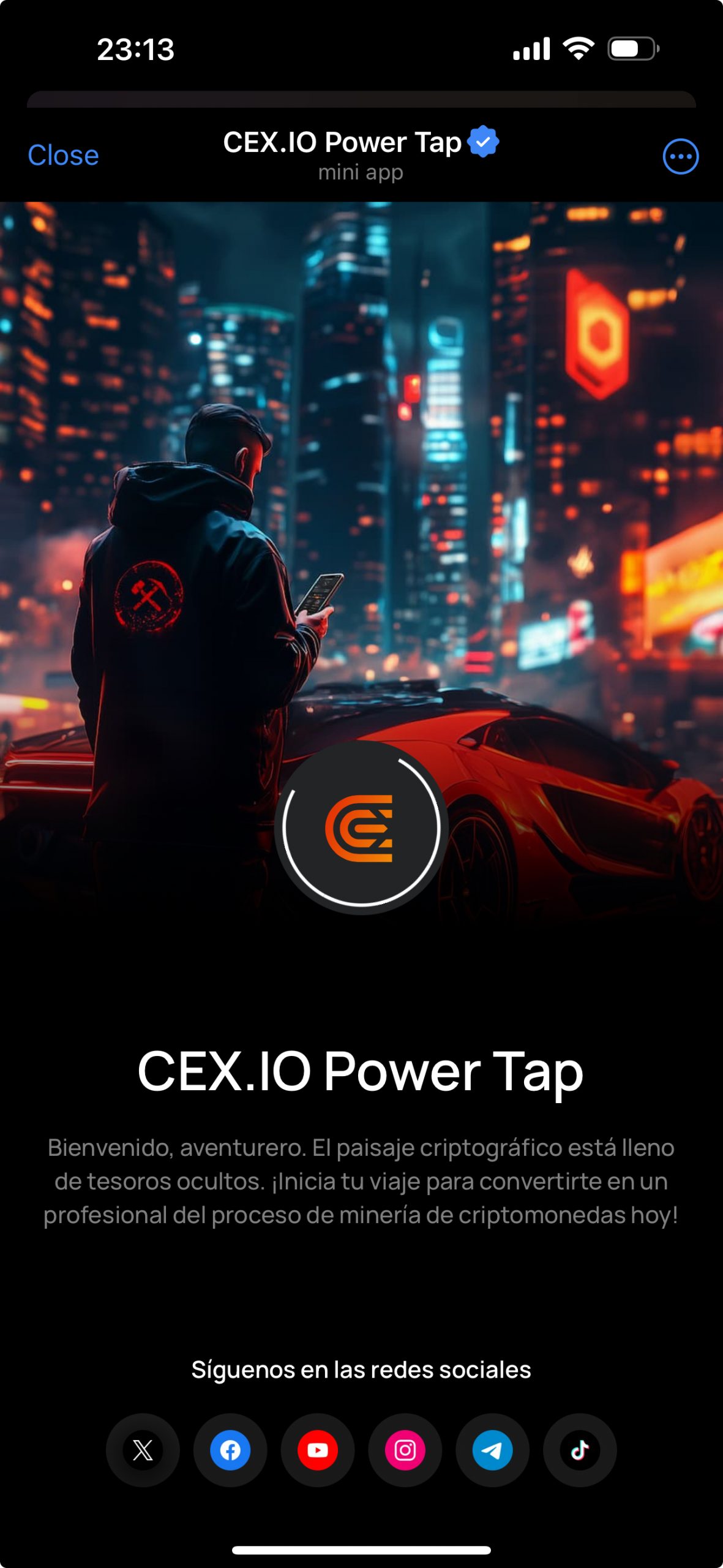 CEX.IO Power Tap