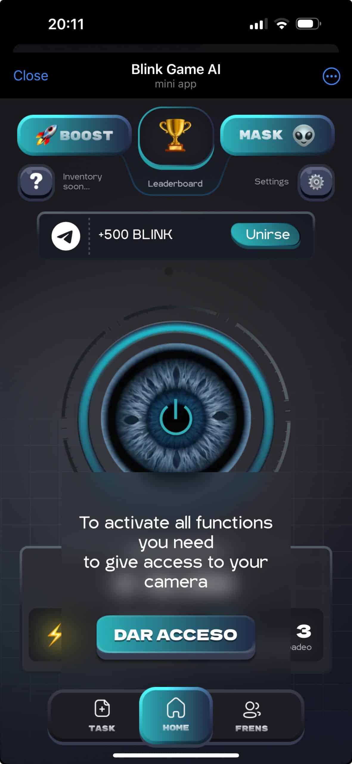 Blink Game AI